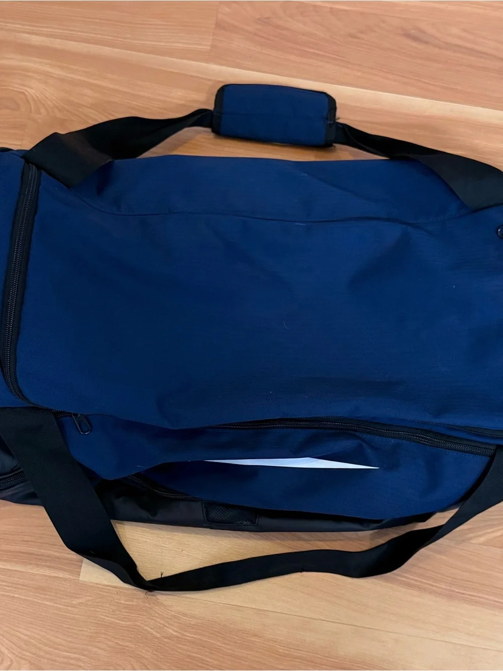 Nike Navy Blue and Black Duffle Bag